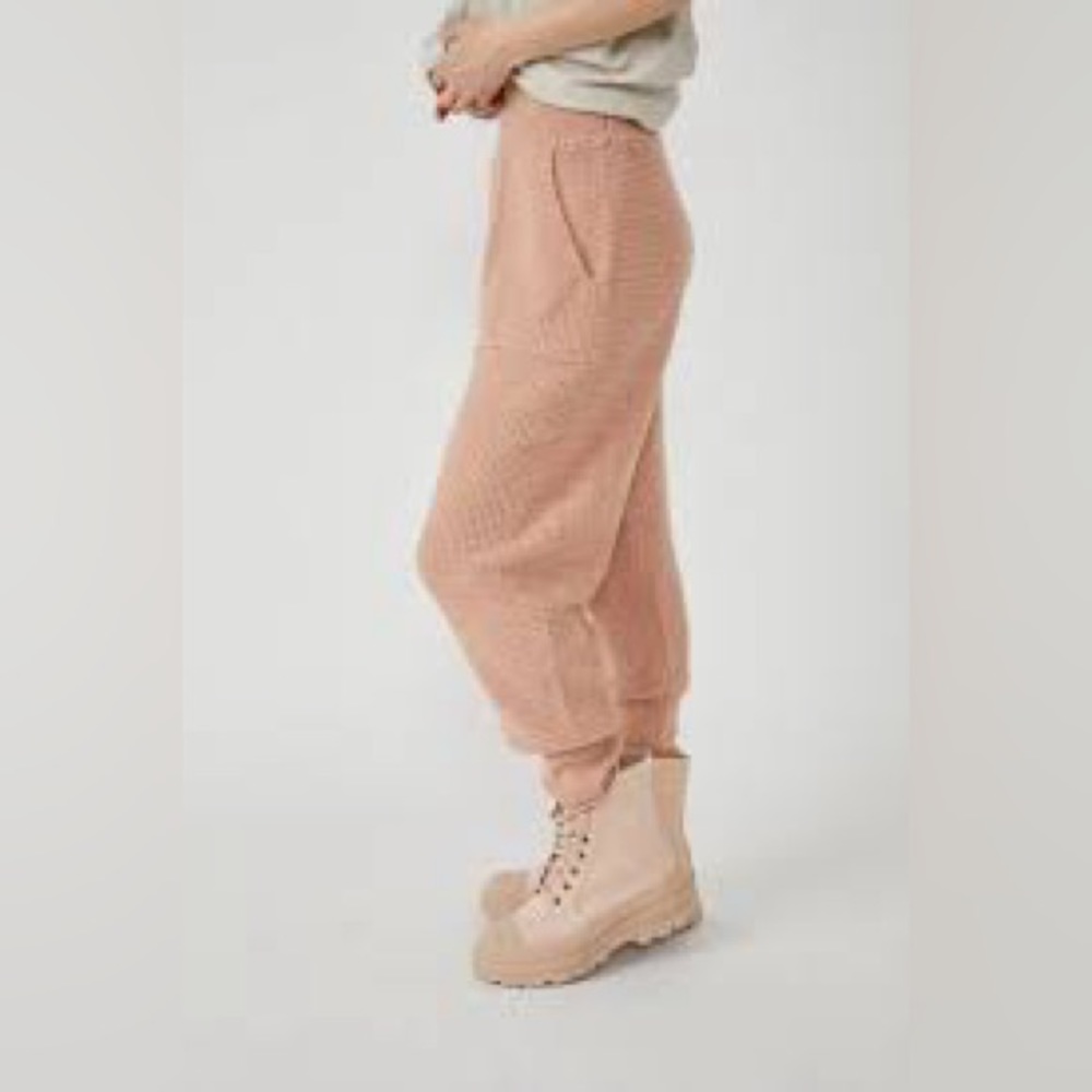 Free people cozy pant in cafe cream